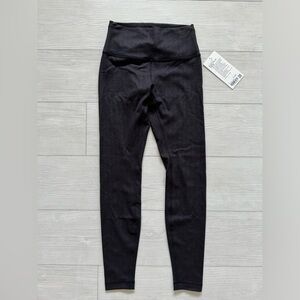 Brand New Black Design Lululemon Wunder Train 28” Leggings